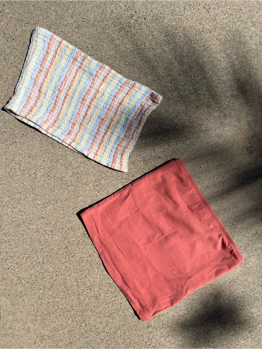 Billabong Pastel Stripe Tube Top — Blue, Yellow, Pink, White
